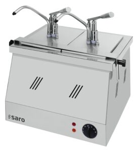 SARO Bainmarie 2X1/4 GN 200 mit Dispenser Modell BM-0214 - SARO Artikel 421-2500