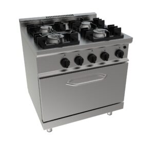 SARO Gasherd mit Gasbackofen Modell E7/KUPG4LO - SARO Artikel 423-1030