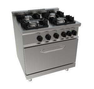 SARO Gasherd mit Elektrobackofen Modell E7/KUPG4LE - SARO Artikel 423-1035