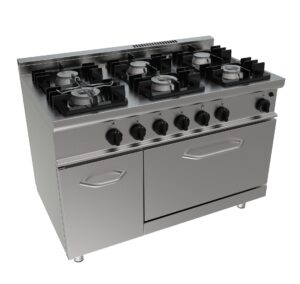 SARO Gasherd mit Gasbackofen Modell E7/KUPG6LN - SARO Artikel 423-1040