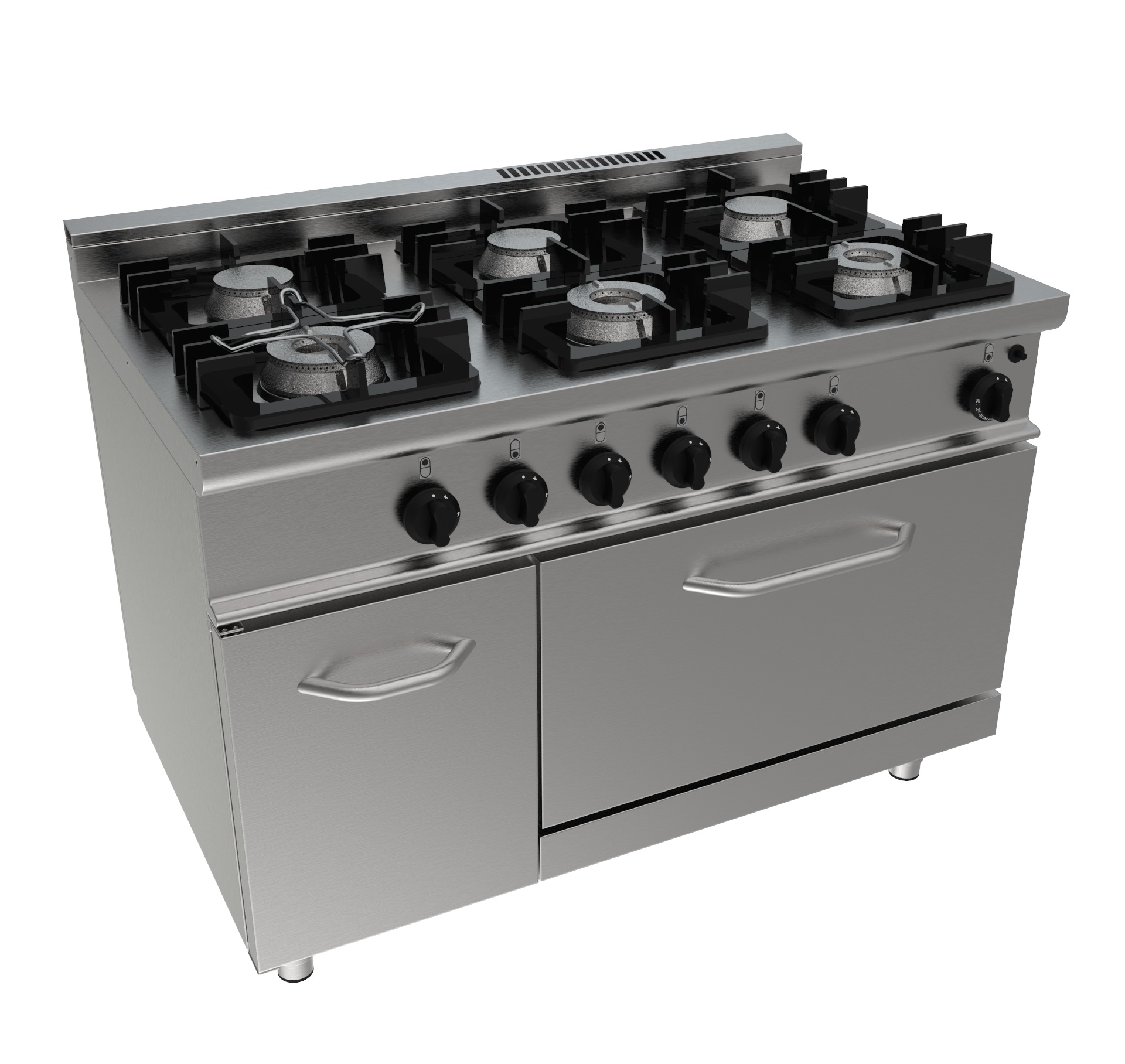 SARO Gasherd mit Gasbackofen Modell E7/KUPG6LN - SARO Artikel 423-1040