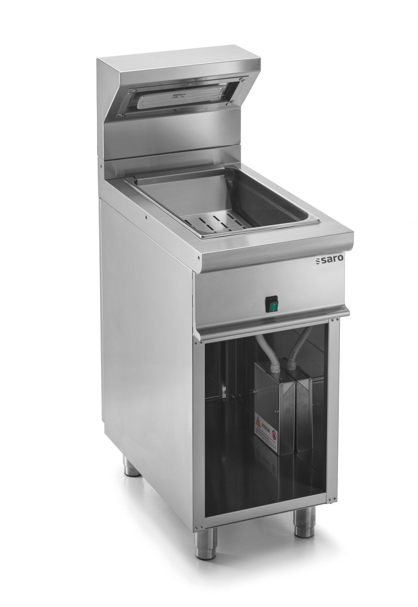 SARO Pommeswärmer mit offenem Unterbau Modell E7/SPE40BA - SARO Artikel 423-1128
