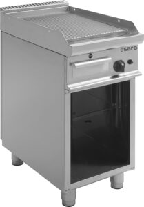 SARO Gas-Griddleplatte mit offenem Unterbau, Modell E7/KTG1BAR - SARO Artikel 423-1190
