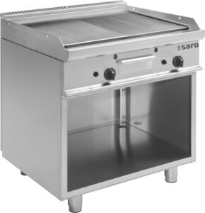 SARO Gas-Griddleplatte mit offenem Unterbau, Modell E7/KTG2BAM - SARO Artikel 423-1205