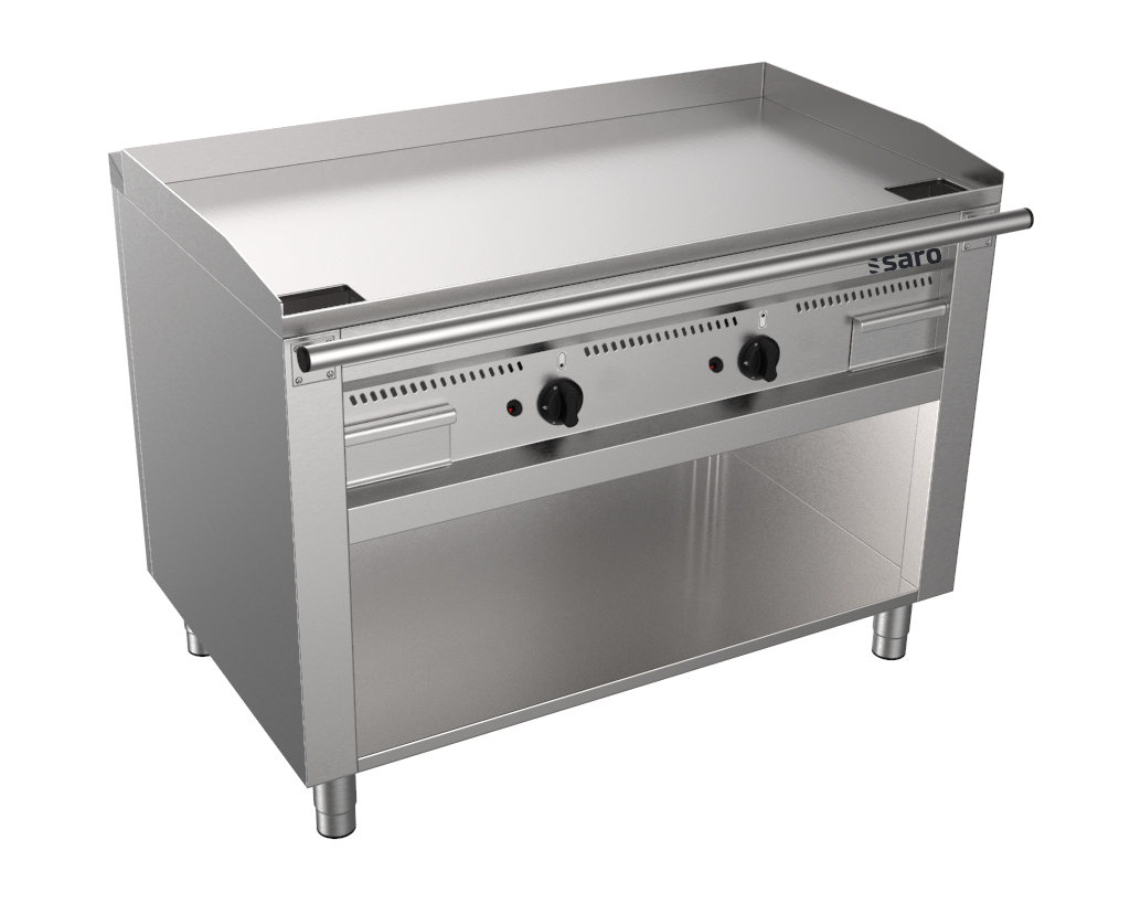 SARO Gas-Teppanyakigrill offenem Unterbau Modell TEB2/120 G - SARO Artikel 423-3100