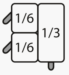 SARO E7/CPCEXB Nudelkorb-Set: 2 x 1/6 GN + 1 x 1/3 GN - SARO Artikel 423-4005