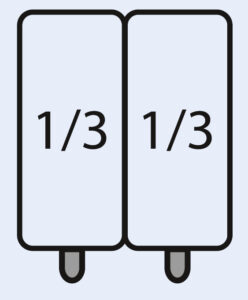 SARO E7/CPCEXC Nudelkorb-Set: 2 x 1/3 GN - SARO Artikel 423-4010