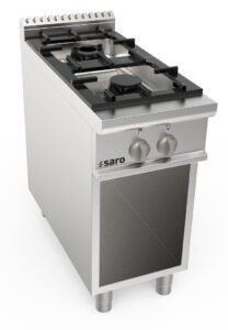 SARO Gasherd offener Unterbau 2 Brenner Modell LQ / CUG2BA - SARO Artikel 423-8000