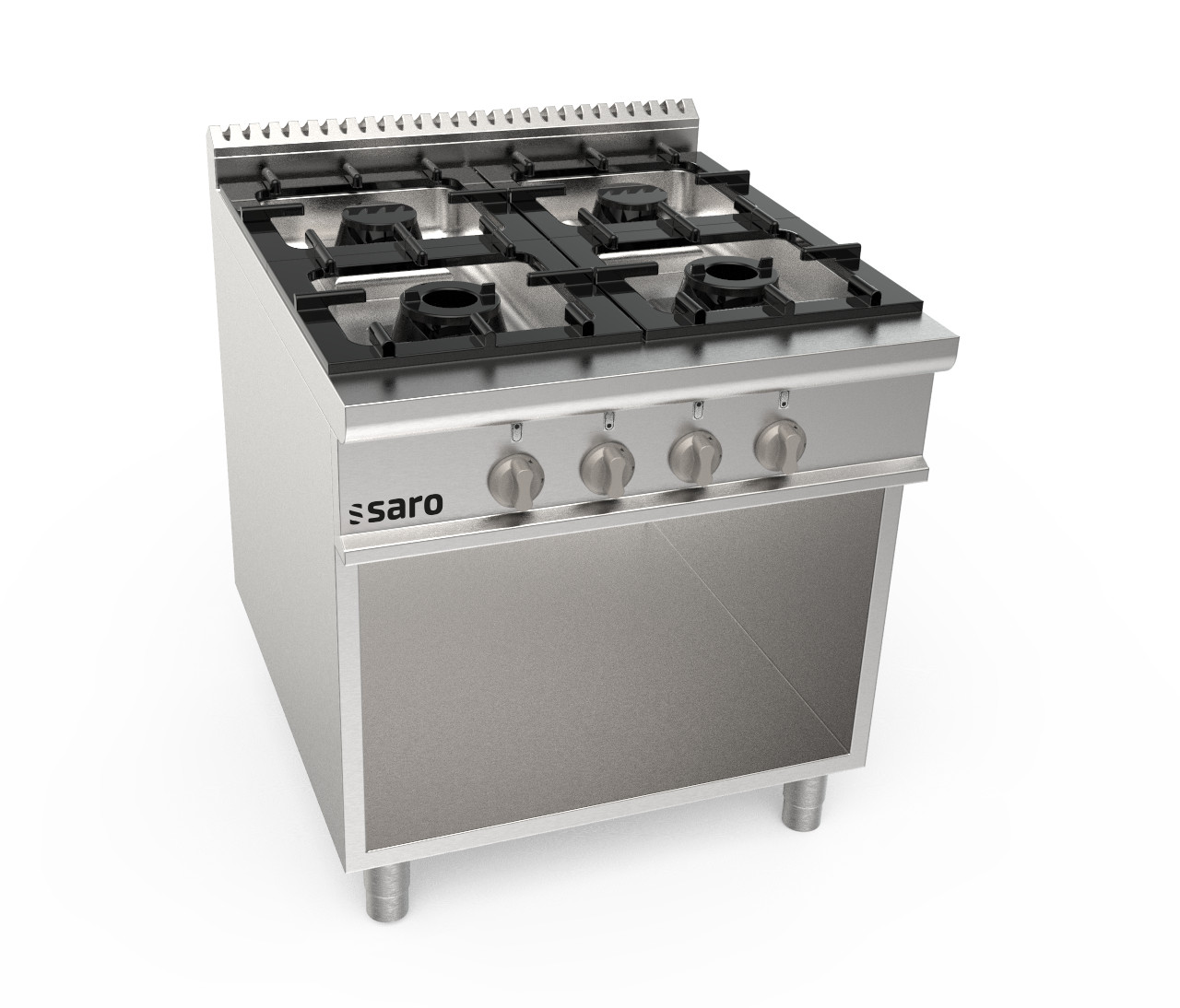 SARO Gasherd offener Unterbau 4 Brenner Modell LQ / CUG4BA - SARO Artikel 423-8005