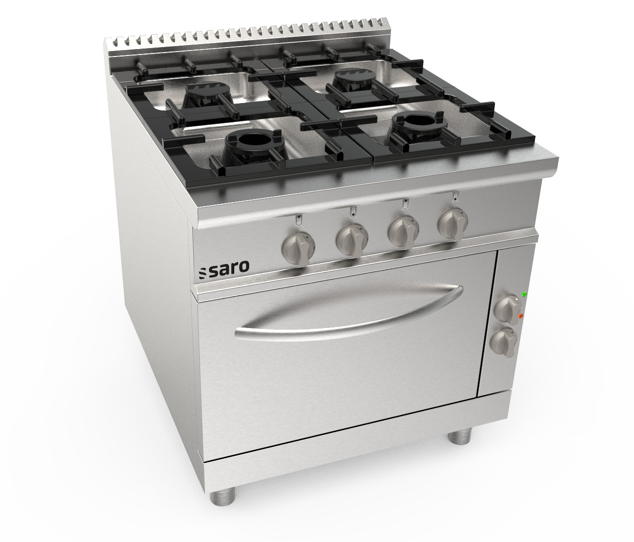 SARO Gasherd +Elektroofen 4 Brenner Modell LQ / CUG4NE - SARO Artikel 423-8025
