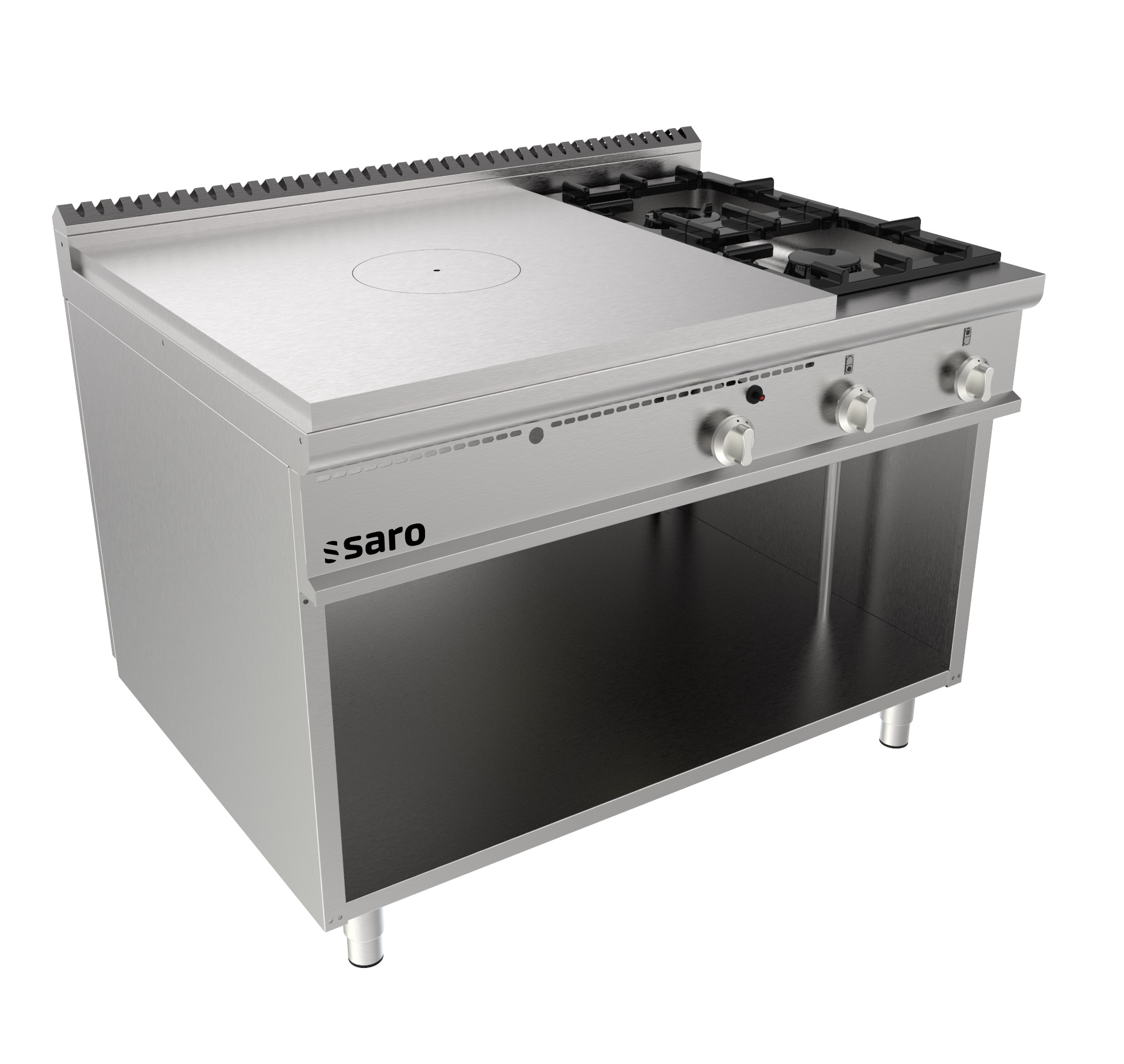 SARO Glühplattenherd offener Unterbau +2 Brenner Modell LQ / TPG6BA - SARO Artikel 423-8115