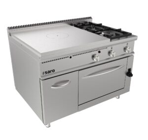 SARO Glühplattenherd Gasofen+ 2 Brenner +Tür Modell LQ / TPG6LO - SARO Artikel 423-8120