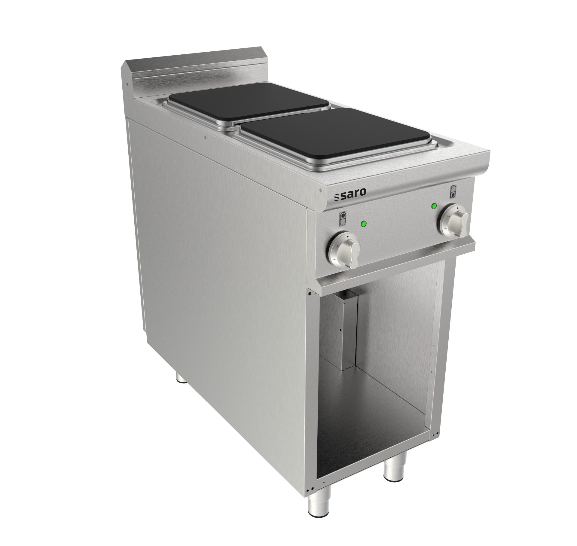 SARO Elektroherd offener Unrterbau 2 Platten Modell LQ / CQE2BA - SARO Artikel 423-8200