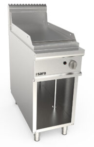 SARO Gasgriddleplatte 400 mm breit Standgerät glatt Modell LQ / FTG2BAL - SARO Artikel 423-8625