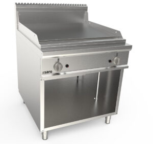 SARO Gasgriddleplatte 800 mm breit Standgerät glatt Modell LQ / FTG4BAL - SARO Artikel 423-8635