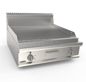 SARO Elektrogriddleplatte 800 mm breit Tisch gerillt Modell LQ / FTE4BBR - SARO Artikel 423-8715