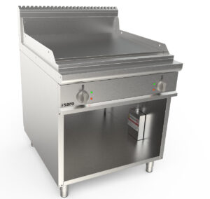 SARO Elektrogriddleplatte 800 mm breit Stand glatt Modell LQ / FTG4BAL - SARO Artikel 423-8735