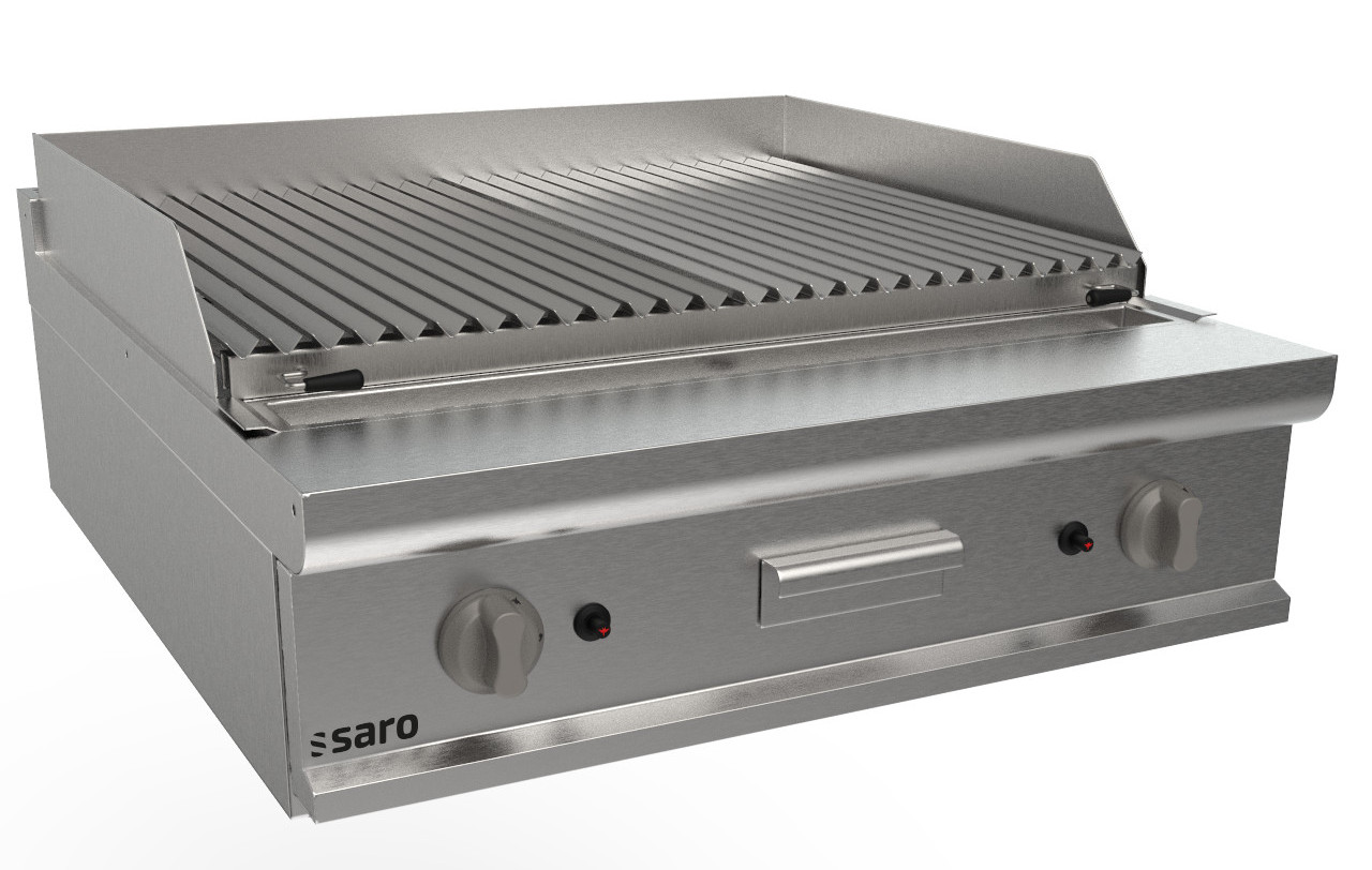 SARO Lavasteingrill 800 mm Tischmodell LQ / BS2BB - SARO Artikel 423-8805