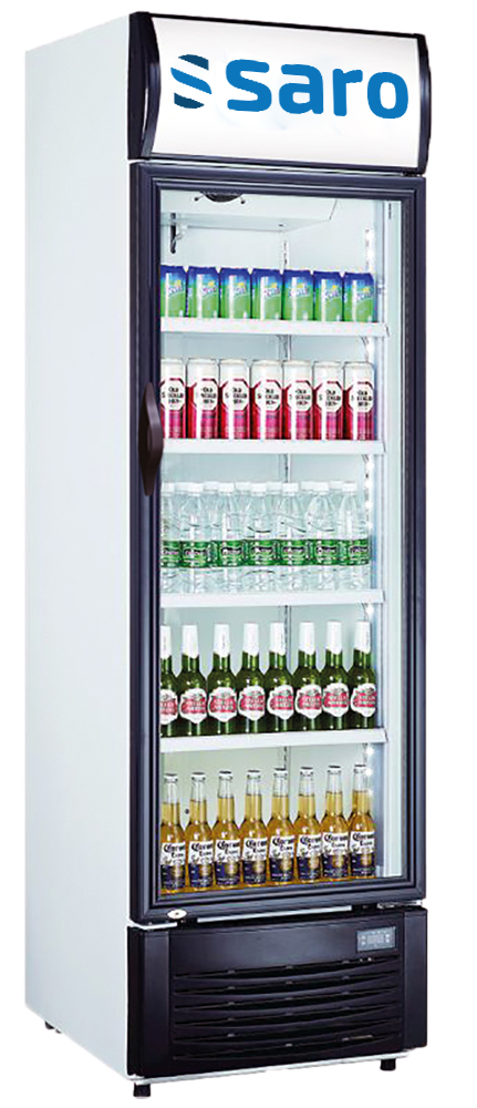 SARO Getränkekühlschrank mit Werbetafel, Modell GTK 382 - SARO Artikel 437-1013