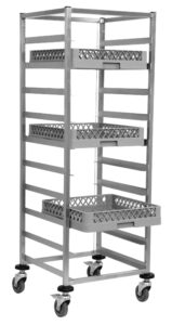 SARO Korbtrolley Regalwagen für Tabletts & Körbe Modell KT500 - SARO Artikel 452-1340
