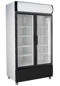 SARO Kühlschrank mit 2 Glastüren und Werbetafel, Modell GTK 580 - SARO Artikel 453-1007