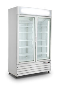 SARO Kühlschrank mit 2 Glastüren - weiß, Modell G 885 - SARO Artikel 453-10081