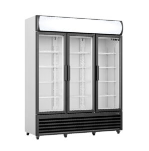 SARO Kühlschrank mit 3 Glastüren + Werbetafel, Modell GTK 1065 - SARO Artikel 453-1019