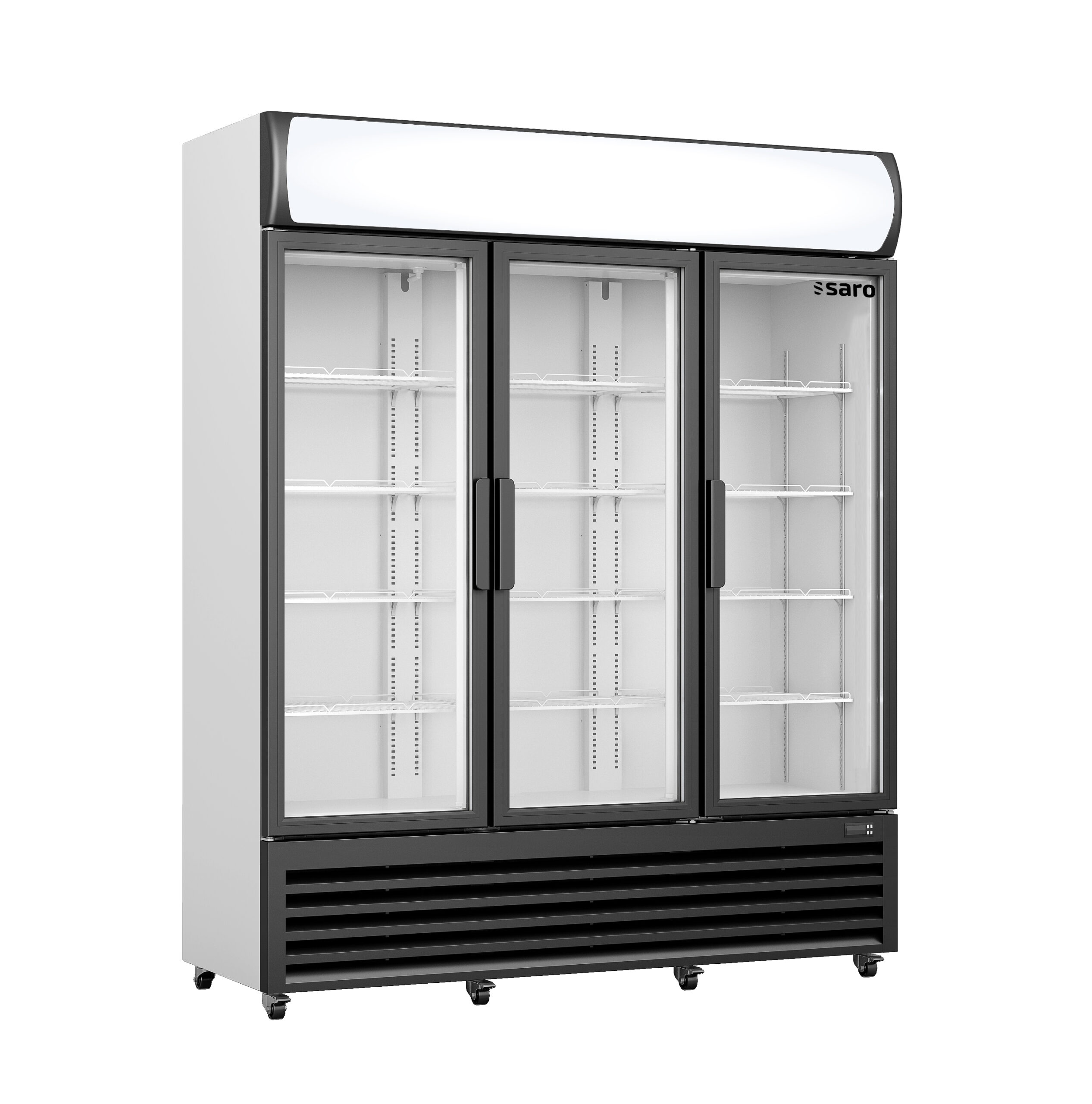 SARO Kühlschrank mit 3 Glastüren + Werbetafel, Modell GTK 1065 - SARO Artikel 453-1019