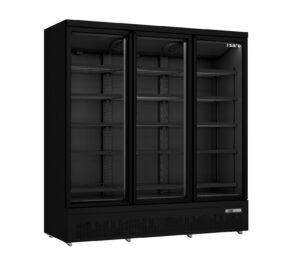 SARO Kühlschrank mit 3 Glastüren, Modell GTK 1530 S PRO - schwarz - SARO Artikel 453-11201