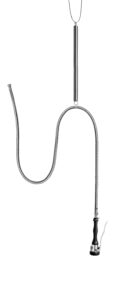 SARO Hängende Brause mit Deckenbefestigung Modell ROSA (2M) - SARO Artikel 457-1035