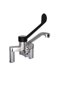 SARO 2-Loch-Armatur Schwenkhebel schwarz Modell TESS - SARO Artikel 457-1125