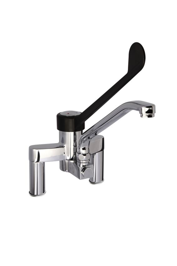 SARO 2-Loch-Armatur Schwenkhebel schwarz Modell TESS - SARO Artikel 457-1125