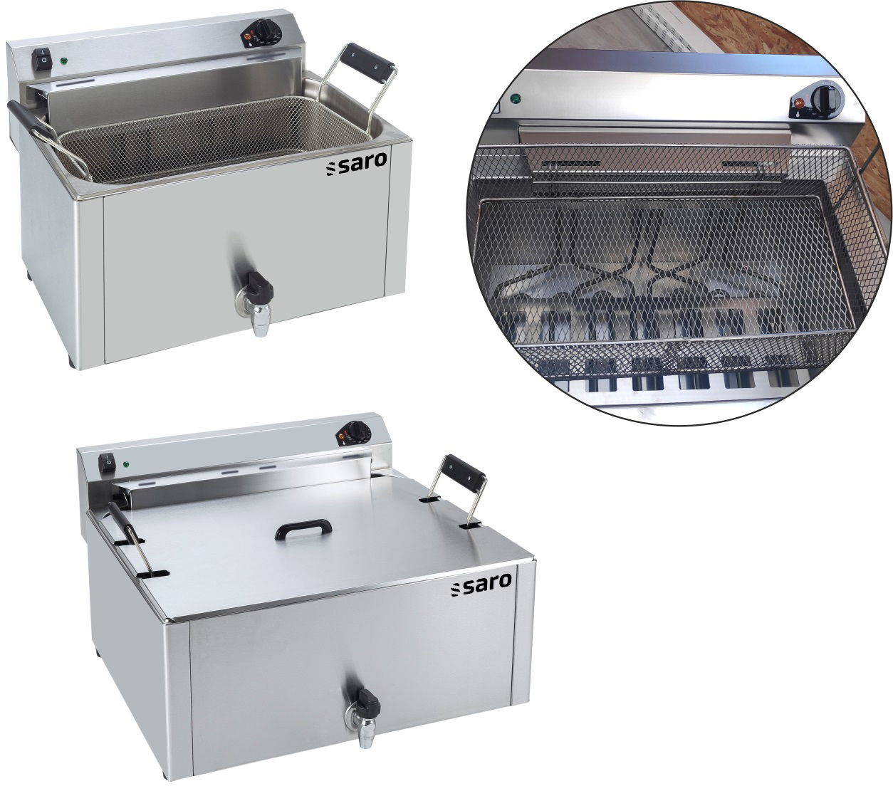 SARO Patisserie Fritteuse Modell PF 30 - SARO Artikel 458-1003 Detailansicht 2