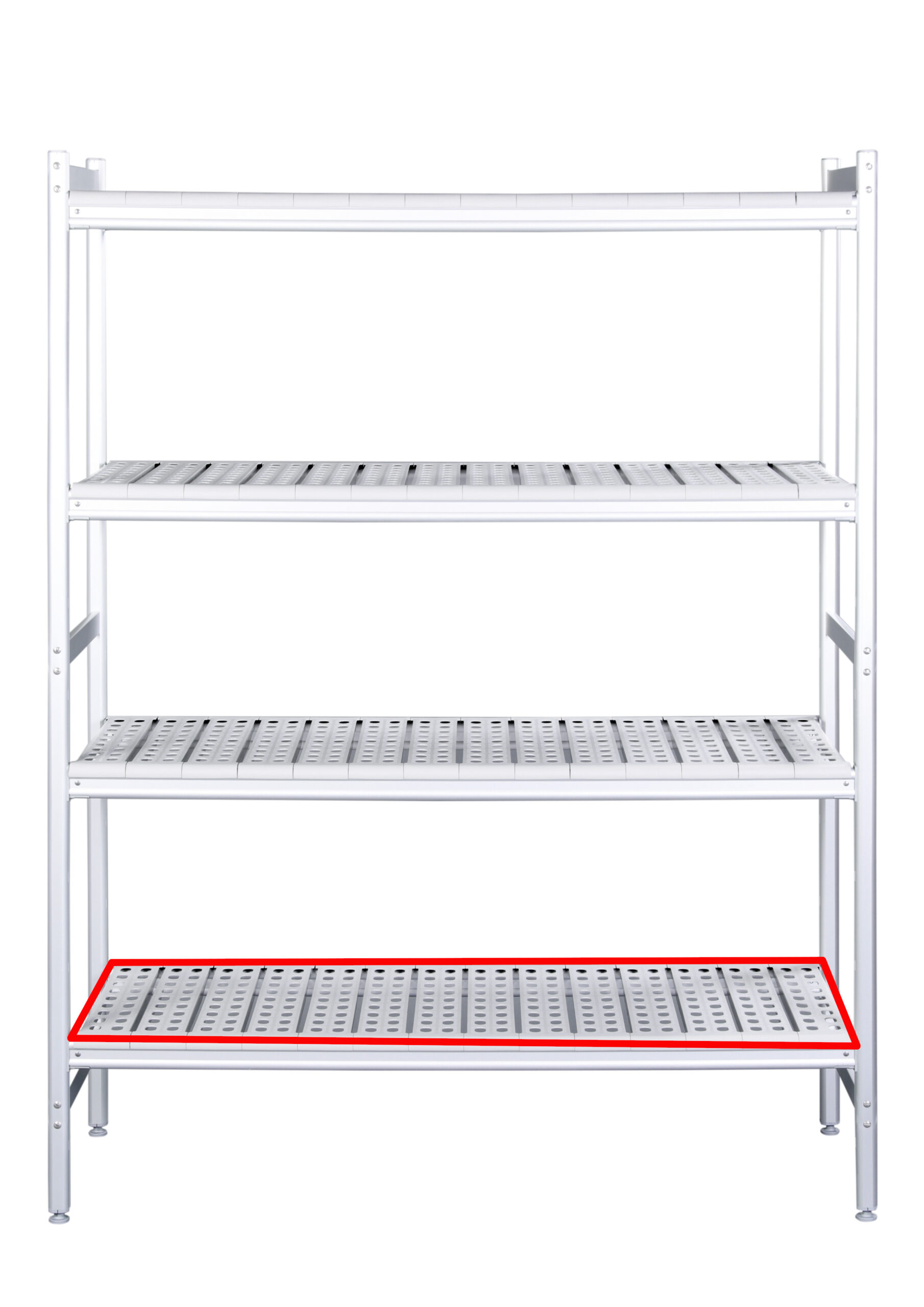 SARO Alu- Regalboden mit Kunstoffrosten 475x798mm - SARO Artikel 480-1090