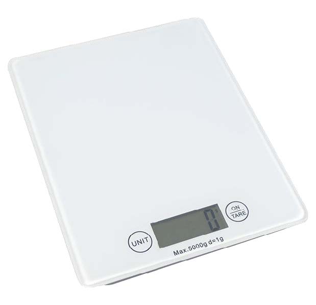 SARO Küchenwaage digital, Glasplatte, 5 kg, Modell 4745BO - SARO Artikel 484-1080