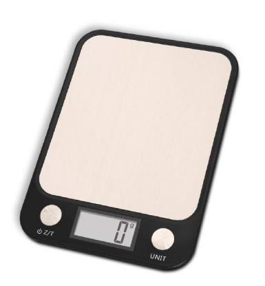 SARO Küchenwaage digital, Edelstahlplatte, 5kg, Modell 4797 - SARO Artikel 484-1085