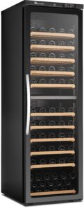 SARO 2-Zonen Weinkühlschrank mit Glastür, Modell CV 450 PV 2T - SARO Artikel 486-1020