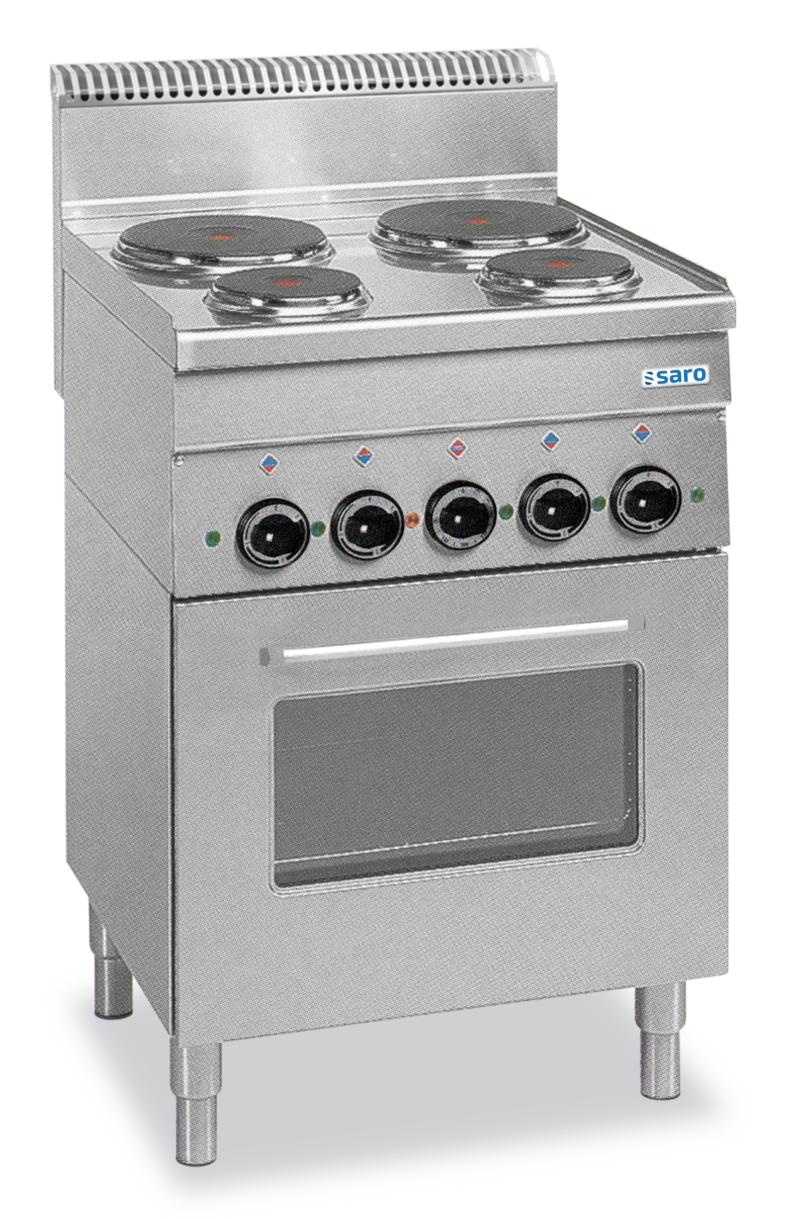 SARO Elektroherd mit Elektrobackofen, 4 Platten 600 Line Standmodell E4F6 - SARO Artikel 504-1050