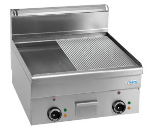 SARO Elektrogrillplatte 1/2 glatt 1/2 gerillt Tischmodell EFT66LR - SARO Artikel 504-1120