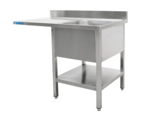 SARO Spülcenter 1 Becken rechts - B 1200 x T 600 mm - SARO Artikel 600-2600R