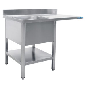 SARO Spülcenter 1 Becken, links - B 1400 x T 600 mm - SARO Artikel 600-2605L