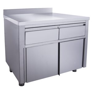 SARO Schiebetürenschrank mit 2 Schubladen und Aufkantung, 1000X700mm - SARO Artikel 700-2300