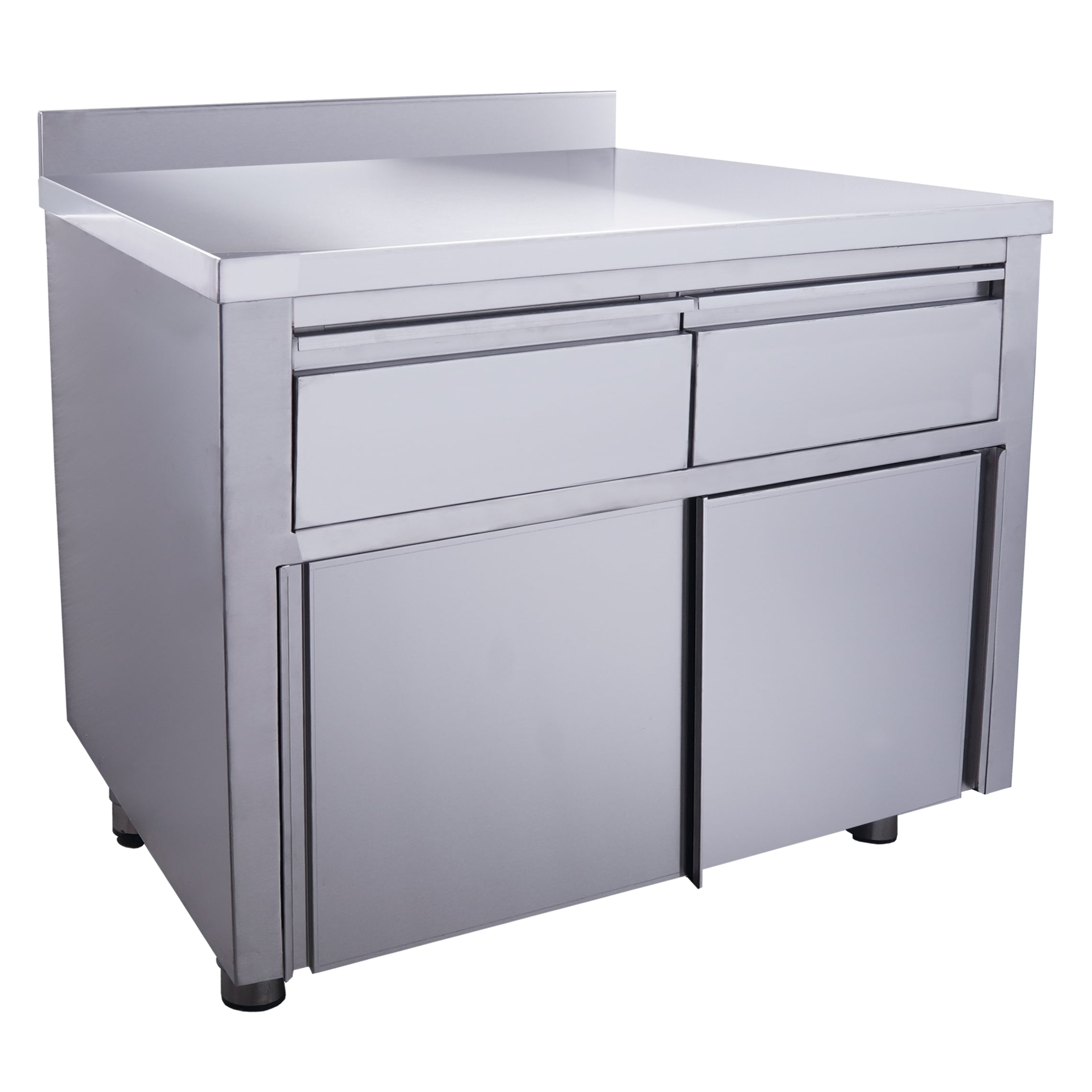SARO Schiebetürenschrank mit 2 Schubladen und Aufkantung, 1000X700mm - SARO Artikel 700-2300