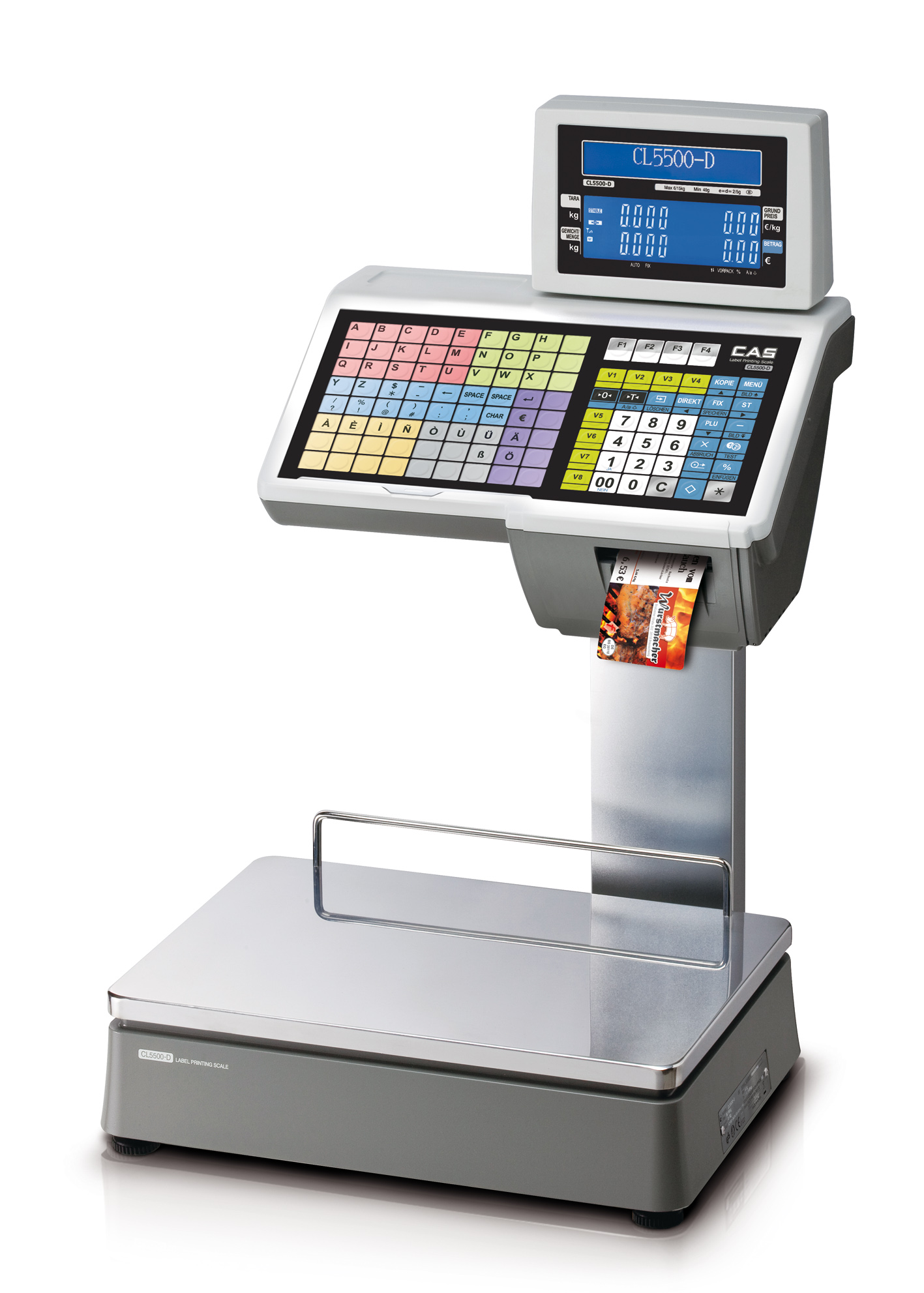 CAS CL5500N | Preisrechnende Systemwaage mit Drucker – Bild 3