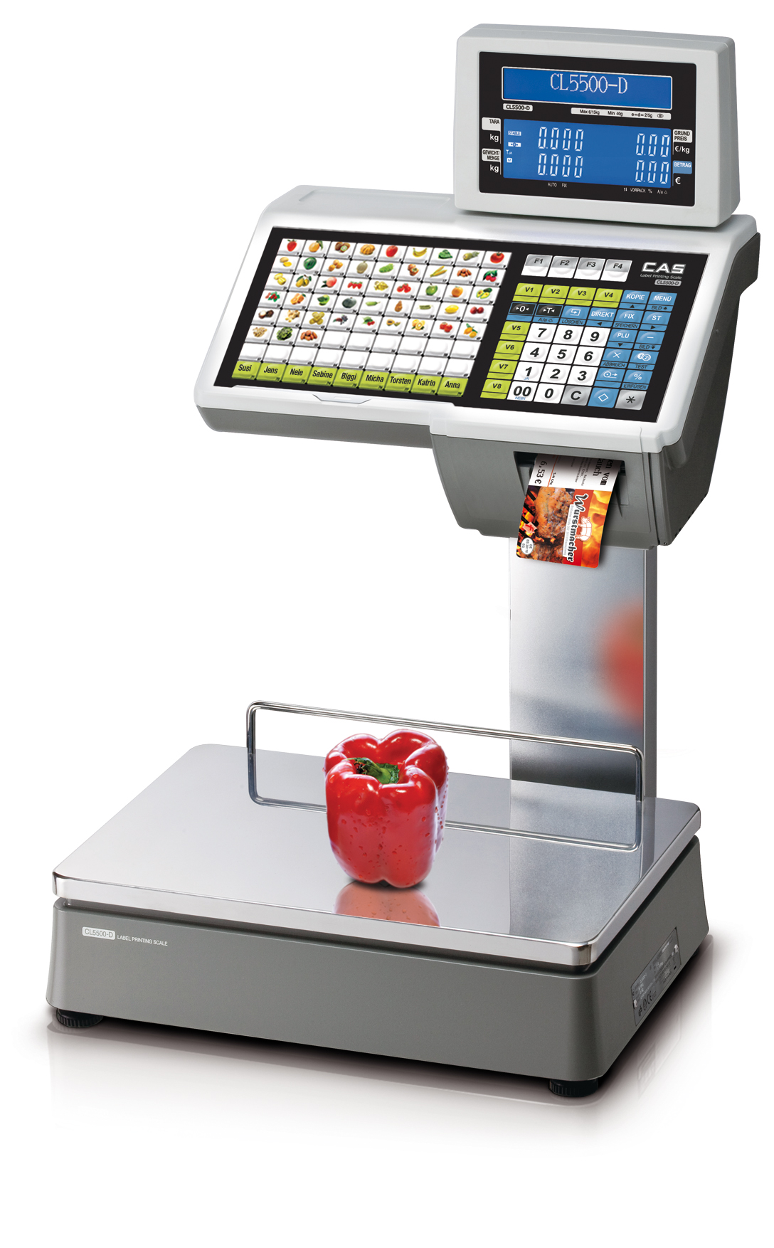CAS CL5500N | Preisrechnende Systemwaage mit Drucker – Bild 11