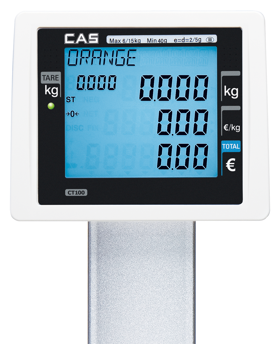 CAS CT100 | Mobile Bon- und Kassenwaage – Bild 10