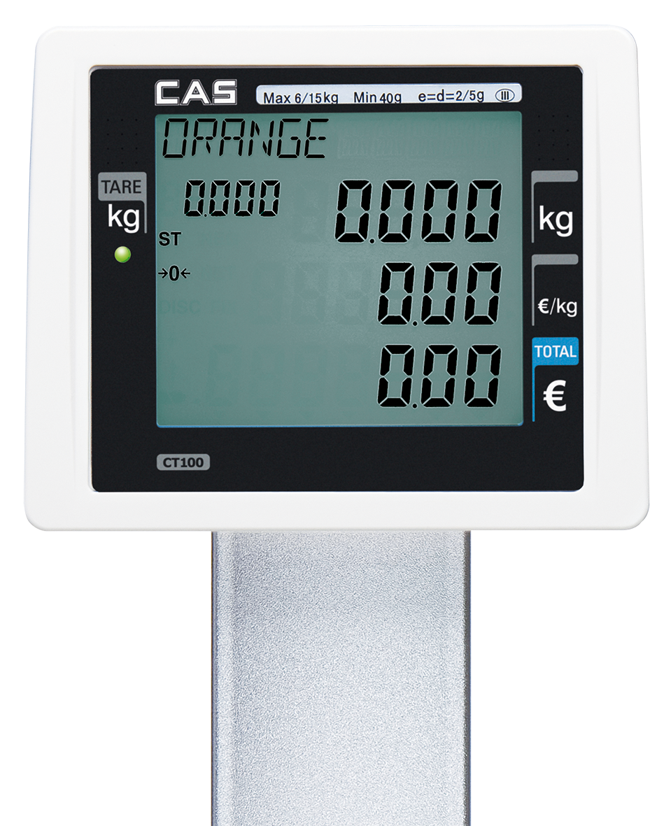 CAS CT100 | Mobile Bon- und Kassenwaage – Bild 11