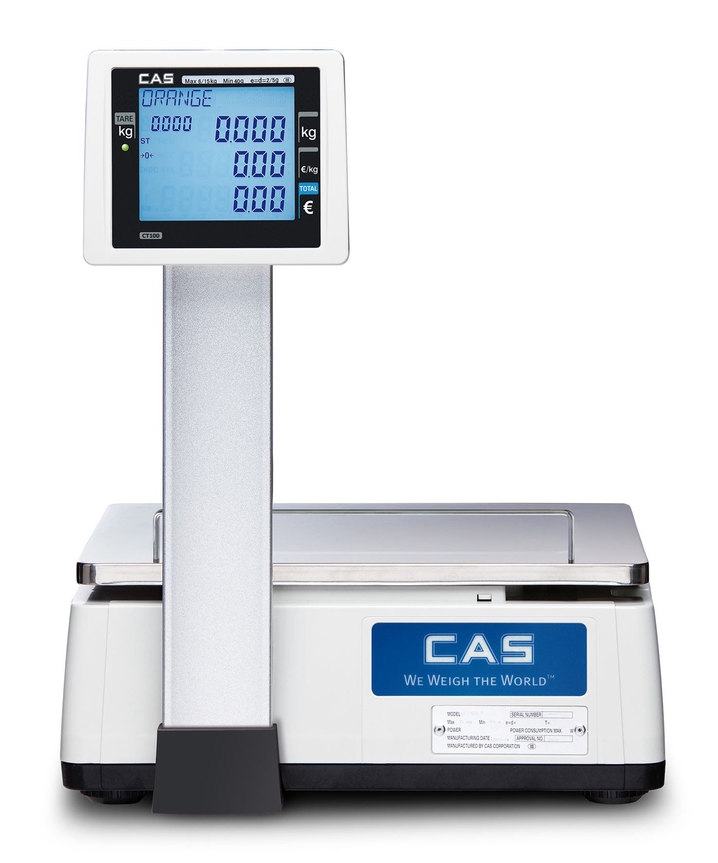 CAS CT100 | Mobile Bon- und Kassenwaage – Bild 13