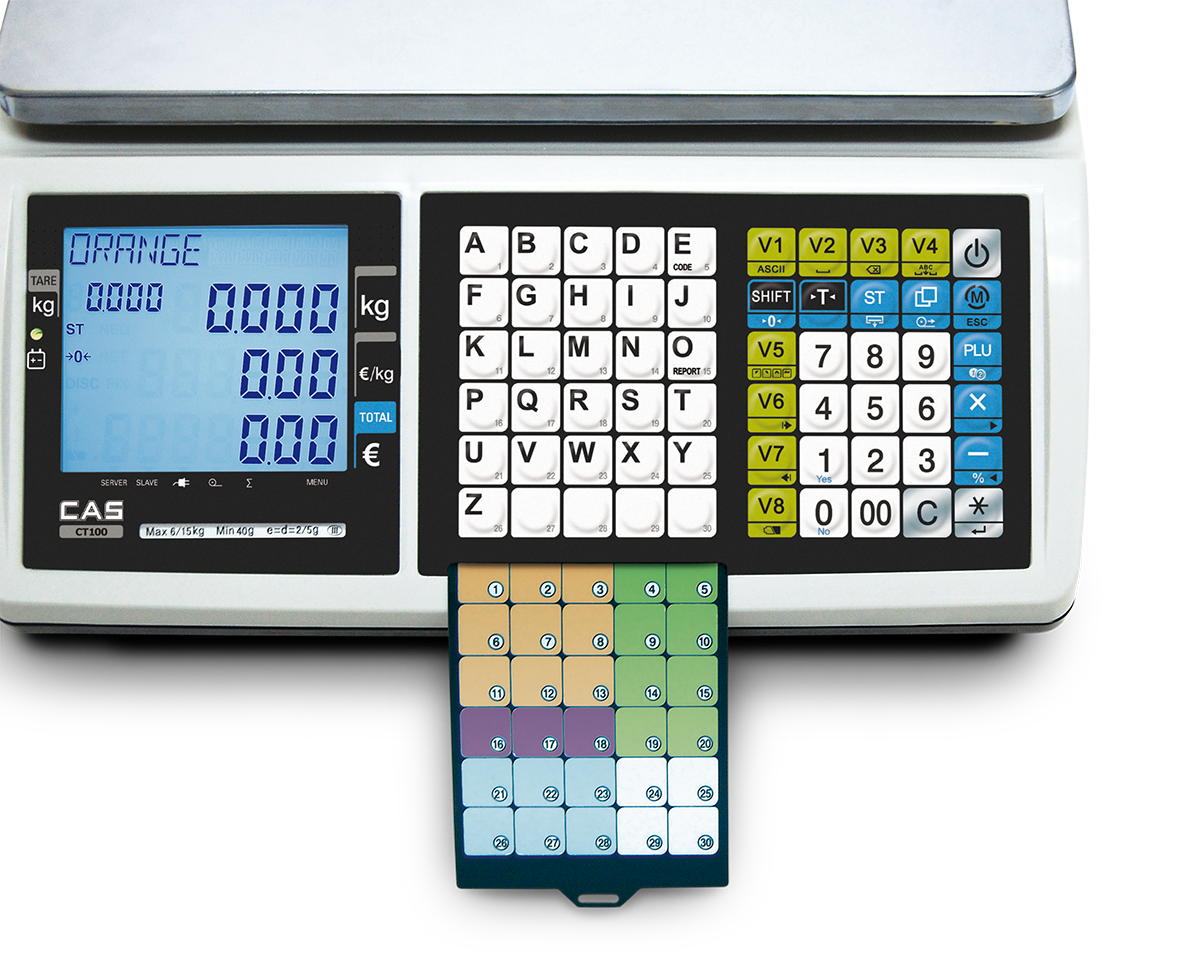CAS CT100 | Mobile Bon- und Kassenwaage – Bild 6