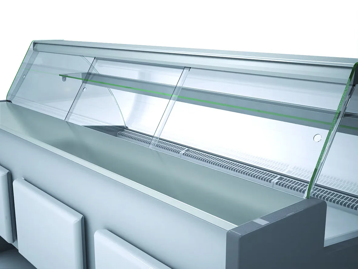 Bedienerseitige Plexiglas-Rückschiebescheiben